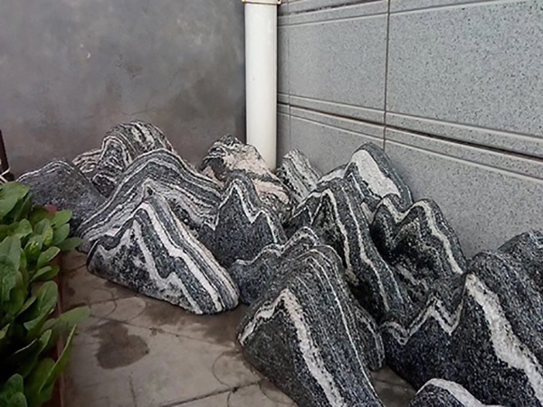 泰山石切片石